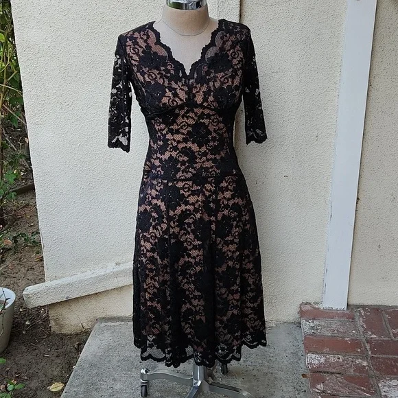 CAbi | Dresses | Nwt Cabi Black Lace Dress Size Small | Poshmark